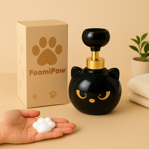 Dispensador de Jabón Huella de Gato