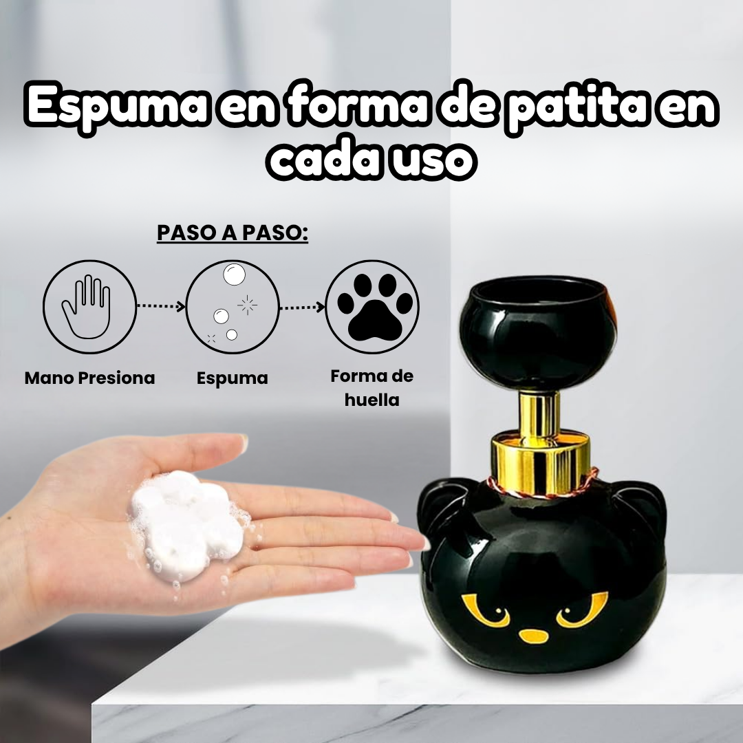 Dispensador de Jabón Huella de Gato