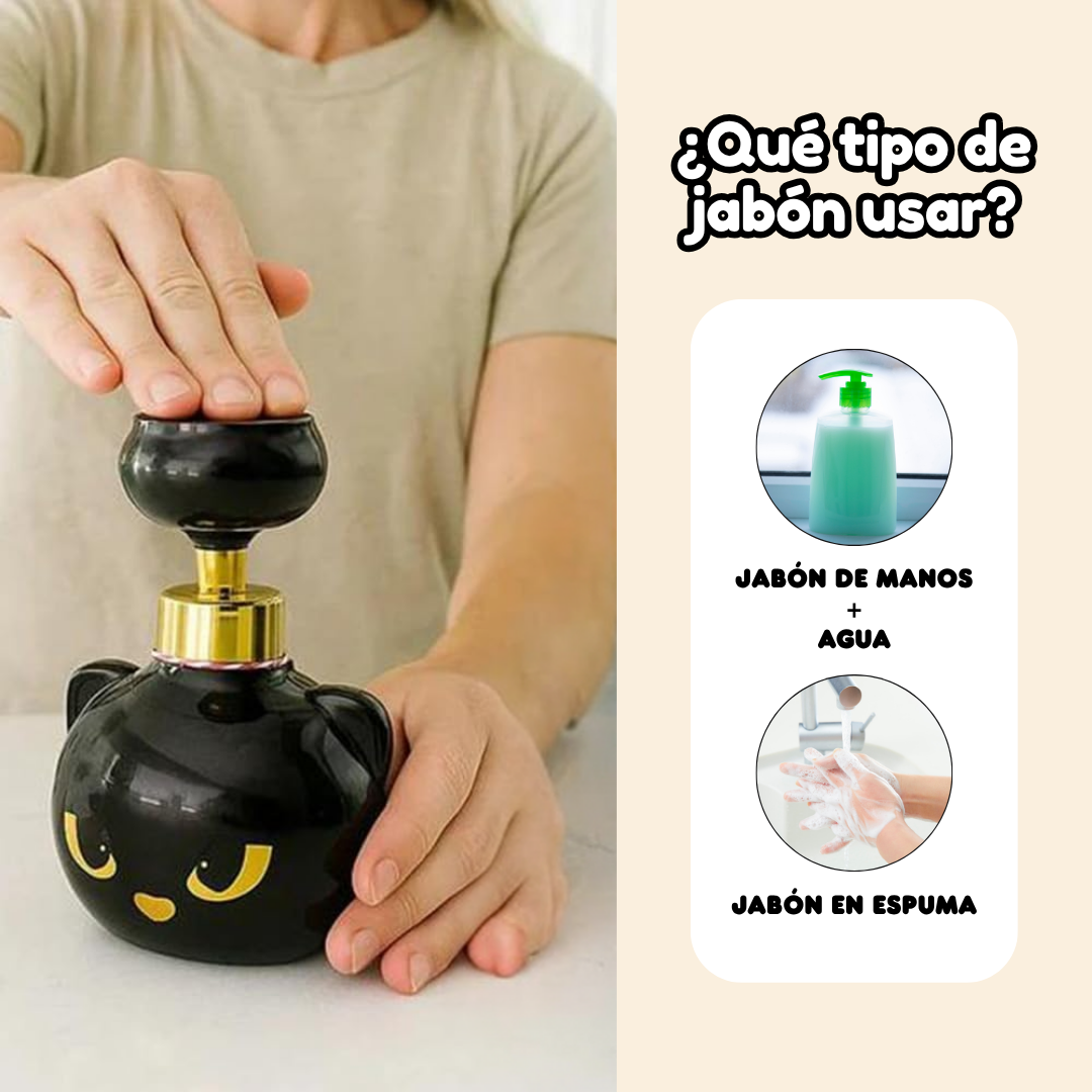 Dispensador de Jabón Huella de Gato